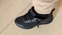 斯凱奇（Skechers）2025年秋冬男子百搭時(shí)尚厚底增高網(wǎng)面休閑鞋氣墊減震運動(dòng)鞋118340 全黑色/BBK 40 曬單實(shí)拍圖