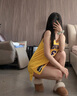 NIKE耐克NBA官方-湖人詹姆斯球衣男籃球服速干23號運(yùn)動背心DN2009-733 黃色 M 曬單實(shí)拍圖