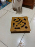 瓜洲牧貓咪玩具自嗨解悶神器消耗體力益智游戲盒逗貓棒鈴鐺迷宮盒子用品 迷宮掏球樂(lè )（送2個(gè)玩具球） 曬單實(shí)拍圖