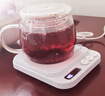 小熊（Bear）保溫杯墊電熱杯墊加熱杯墊恒溫陶瓷杯恒溫加熱器暖牛奶加熱器辦公室茶座 P40T1 0.4L 【杯墊+玻璃杯 +禮盒裝】 曬單實拍圖