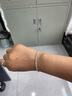 中國黃金（CHINA GOLD）銀手鏈女S925銀鳳尾手鏈銀手飾七夕情人節禮物送女友老婆 【今/次日達】鳳尾銀手鏈 曬單實(shí)拍圖