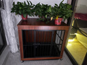田園頑狗木質(zhì)狗籠子帶廁所邊牧狗屋大型寵物中型犬小型犬室內狗窩籠家具式 胡桃色 中號（100*67*89.5）推薦65斤內 曬單實(shí)拍圖