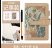 CAGIEA6刺繡復古筆記本辦公工作會(huì )議記錄本高顏值成人手賬日記本高檔記事本手帳禮盒套裝送禮本子可定制 A6墨藍染色套裝 曬單實(shí)拍圖
