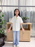 歐穎慕女童運(yùn)動(dòng)套裝夏裝潮中大童女裝夏季9兒童T恤牛仔褲兩件套女孩衣服 套裝(短袖+褲子) 150cm(150cm) 曬單實(shí)拍圖