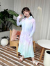 G.DUCKKIDS童裝女童防曬衣長(zhǎng)款夏季2024新款兒防曬服薄款吊染女大童冰絲外套 青檸色-aqcmsko 140 適合130-140cm年齡9-10歲 曬單實(shí)拍圖