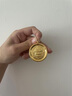 焱金鑫黃金黃財神吊墜999足金包足銀大氣實(shí)心金包銀平安吉祥圓牌送老公 黃財神吊墜【贈黑繩】 包金2.5克總重約25克 曬單實(shí)拍圖
