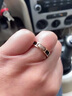 MZMZ玫瑰金色食指戒指女簡(jiǎn)約個(gè)性鑲鉆尾戒指環(huán)雙十二生日禮物送女友 玫瑰金戒指 美碼6號 曬單實(shí)拍圖
