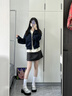 ZHR瑪麗珍鞋女粗高跟蝴蝶結日系jk單鞋可愛甜美lolita鞋AH619 銀色37 曬單實拍圖
