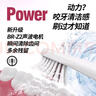 【節(jié)日禮物】鉑瑞電動牙刷USB快充 防水竹節(jié)手柄情侶聲波軟刷毛擺振充電款送男生女友生日禮物 【簡約白】6檔模式+4刷頭 曬單實拍圖