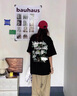 POUM印花純棉短袖t恤男夏季新款大碼高街潮牌上衣服休閑寬松半袖體恤 JXFS-A445黑色 XL【尺碼偏小，喜歡寬松建議拍大一碼】 曬單實(shí)拍圖
