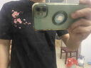 益帛重磅短袖T恤男士夏季新款美式高街花朵刺繡彈力修身圓領五分半袖 黑色 XL 【建議110-125斤】 曬單實拍圖