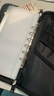 無印良品（MUJI） 聚酯纖維 護照夾 帶透明內(nèi)袋駕駛證行駛證件護照本卡包 ZF0S114 黑色 約寬23.5×長13×厚度2.5cm 曬單實拍圖
