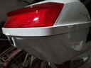 阡囤適用于豪爵悅星鷹鉆 HJ125T9CIO尾箱踏板車電動(dòng)車通用后備箱 珍珠白 曬單實(shí)拍圖