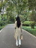 CAMILA KSENIA瓢鞋女2025新款休閑百搭夏季法式平底單鞋鉚釘漆皮晚晚風(fēng)軟底鞋子 卡其色 37 曬單實(shí)拍圖