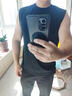 俏蓓依夏季健身肌肉運動(dòng)背心男透氣寬松訓練無(wú)袖速干坎肩短袖健身衣服上 暗紫 XL 【建議150-170斤】 曬單實(shí)拍圖