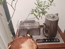 志高純鈦電熱水壺?zé)蟛枰惑w機(jī)自動上水茶臺功夫茶具嵌入式茶桌家用辦公室泡煮茶器自動洗杯最新款 1L 純鈦壺*鈦杯6個【升級自動洗杯+蒸汽消毒】 雙邊加熱+臺嵌兩用（適用95%茶桌） 曬單實(shí)拍圖
