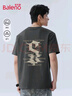 班尼路（Baleno）t恤男短袖重磅純棉夏季美式潮牌大碼男生半袖青少年百搭五分袖 曬單實(shí)拍圖