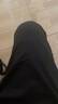 真維斯（JEANSWEST）牛仔褲男士2025春夏新款百搭直筒修身小腳彈力錐形九分褲子男 2110-7H黑色 34 碼 曬單實(shí)拍圖
