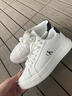 Calvin KleinJeans25女士復古ck皮革拼接印花厚底休閑運動(dòng)板鞋禮物YW01769 01W-白色/黑色 37 曬單實(shí)拍圖