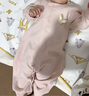 乖奇熊嬰幼兒長(zhǎng)袖連體衣服春秋季男女寶寶純棉哈衣爬服新生兒童秋款睡衣 曬單實(shí)拍圖