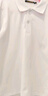 羅蒙兒童白色長袖polo衫男女童T恤打底衫學(xué)生班服校園服飾  白色 150 曬單實(shí)拍圖