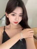 老楓詳雙環(huán)四葉草竹節(jié)銀手鐲女9999實心足銀閉口鐲子2024新款禮物 三生三世流沙鈴鐺款(58mm) 曬單實拍圖