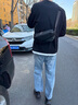GXG男裝基礎圓領(lǐng)長(cháng)袖T恤男內搭24年秋季新品 黑色 180/XL 曬單實(shí)拍圖