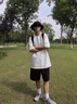 歌樸偉 短褲男夏季籃球ins速干冰絲褲子寬松休閑五分褲褲衩中褲休閑運動 黑色 XL（建議115-145斤） 曬單實拍圖