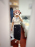 防褪色牛仔半身裙女A字裙2025春夏季新款高腰顯瘦顯高中長款裙子 深藍(lán) 常規(guī) （丹寧藍(lán)） M （95-108斤） 曬單實(shí)拍圖