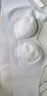 千奈美內衣女無痕無鋼圈大胸顯小側收副乳親膚全罩杯文胸 灰藍 95BC  曬單實拍圖