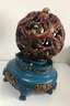 慕芳閣黃銅九轉乾坤鼎擺件公司酒店開(kāi)業(yè)禮品客廳辦公室裝飾品商務(wù)禮品 小號藍彩色（高20厘米） 曬單實(shí)拍圖