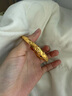 福吉歐金包銀手鐲999足金包足銀金魚(yú)櫻花實(shí)心鐲子簡(jiǎn)約百搭女黃金送媽媽 櫻花手鐲 總重約30克 包金1.3克 曬單實(shí)拍圖