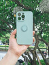RIK SMITS適用iphone16promax手機殼蘋果14plus液態(tài)硅膠iPhone15promax自帶指環(huán)支架磁吸高檔軟外殼全包防摔 海軍藍】 磁吸真液態(tài)·自帶指環(huán)支架 iPhone 15  曬單實拍圖
