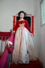 映雯大碼敬酒服新娘2024新款長袖法式訂婚結(jié)婚宴會(huì)長款氣質(zhì)春夏禮服女 酒紅色長款長袖 M 曬單實(shí)拍圖