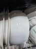 造器（ZEROKY CLAN）雙耳泡面碗陶瓷家用大碗湯碗高級感廚房餐具好看的水果沙拉碗精致 9.5英寸雙耳湯窩亮光白 曬單實拍圖