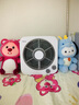 美的（Midea）轉(zhuǎn)頁扇電風(fēng)扇鴻運(yùn)扇臺(tái)式家用桌面風(fēng)扇迷你客廳學(xué)生宿舍臺(tái)扇便攜式落地扇轉(zhuǎn)頁扇 10寸 曬單實(shí)拍圖