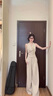 春麗珠（Chunlizhu）休閑褲女裝2025夏季搭配一整套小個(gè)子無袖上衣休閑闊腿褲兩件套裝 無袖上衣+闊腿褲 M 曬單實(shí)拍圖