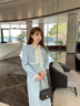 香影藍(lán)色小香風(fēng)套裝裙女2025秋季新款千金感赫本風(fēng)法式裙子兩件套 藍(lán)色 S 曬單實(shí)拍圖