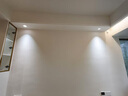 歐普照明led防眩光筒燈窄邊框客廳吊頂無主燈嵌入式三色天花燈過道燈 白杯（暖白光4000K）深防眩筒燈 10w-開孔70-80cm 曬單實(shí)拍圖