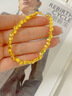 中國黃金（CHINA GOLD）黃金手鏈女足金蹦迪碎金手鏈七夕情人節(jié)禮物送女友老婆 足金碎金子手鏈約2.8g*甄選禮盒 曬單實拍圖
