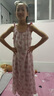 俞兆林（YUZHAOLIN）女童睡裙兒童睡衣小女孩吊帶家居服中大童衣服童裝 吊帶蝴蝶結(jié) 曬單實(shí)拍圖