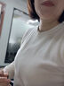 貓人（MiiOW）一線成衣精紡羊毛圓領(lǐng)背心女內(nèi)搭打底夏天吊帶休閑無袖針織衫上衣 米色 L 105 120 曬單實(shí)拍圖