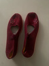FOOTOPPO老北京布鞋女老人鞋女士老年人鞋子舒適軟底老太太平底老年鞋秋 紅色 37 曬單實(shí)拍圖