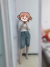 絲柏舍高腰水洗五分褲2025夏裝新款女裝街頭風(fēng)直筒時(shí)尚牛仔褲S52K1301K 曬單實(shí)拍圖