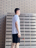 安踏運動套裝男士夏季短袖短褲速干健身服跑步籃球訓(xùn)練透氣吸汗兩件套 曬單實拍圖