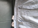 杰克·瓊斯（JACK&JONES）25年男裝長袖襯衫男垂感天絲亞麻男士襯衣商務休閑內(nèi)搭外穿刺繡 薄霧色E40 XS 165 曬單實拍圖