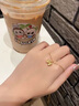 老鳳祥蝴蝶結(jié)黃金吊墜足金項鏈在逃公主金項鏈送女友生日禮物七夕情人節(jié) 黃金吊墜+黃金項鏈(共約2.2g) 曬單實拍圖