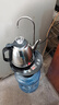美能迪 MND桶裝水電動(dòng)抽水器帶自動(dòng)上水加熱一體機電熱燒水壺純凈水取水器大桶水養生壺小型便攜飲水機燒水器 1L 516A黑色不銹鋼壺款 曬單實(shí)拍圖
