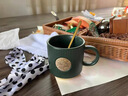 星巴克（Starbucks）杯子手磨咖啡機(jī)禮盒套裝歡喜伴手禮商務(wù)馬克杯限量版2025七夕禮物 墨綠豎紋咖色咖啡機(jī)禮盒 曬單實(shí)拍圖
