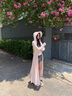 相伊戀人長款防曬衣女修身25年夏季新款外穿連衣裙小個(gè)子冰絲薄款長袖外套 藕粉色 【UPF50+超薄透氣】 XL 【推薦101-130斤】 曬單實(shí)拍圖